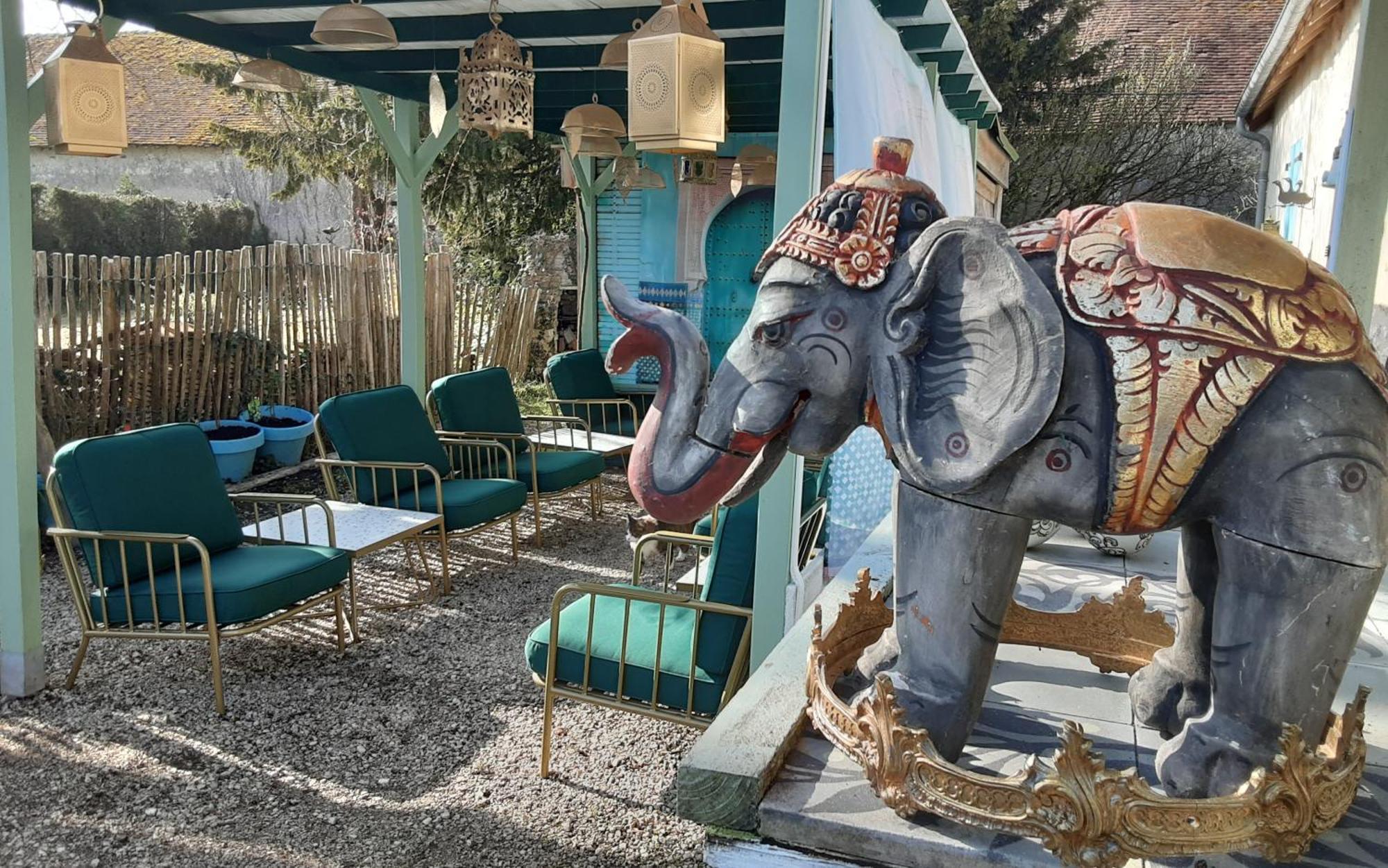 Bed and Breakfast 'La Menagerie' Chateauvieux  Екстер'єр фото
